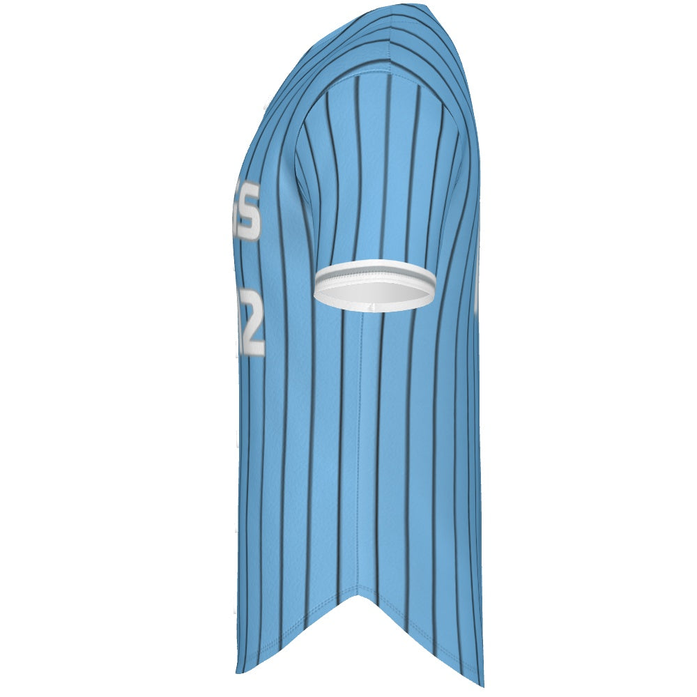 Full Button - Pinstripe Jersey