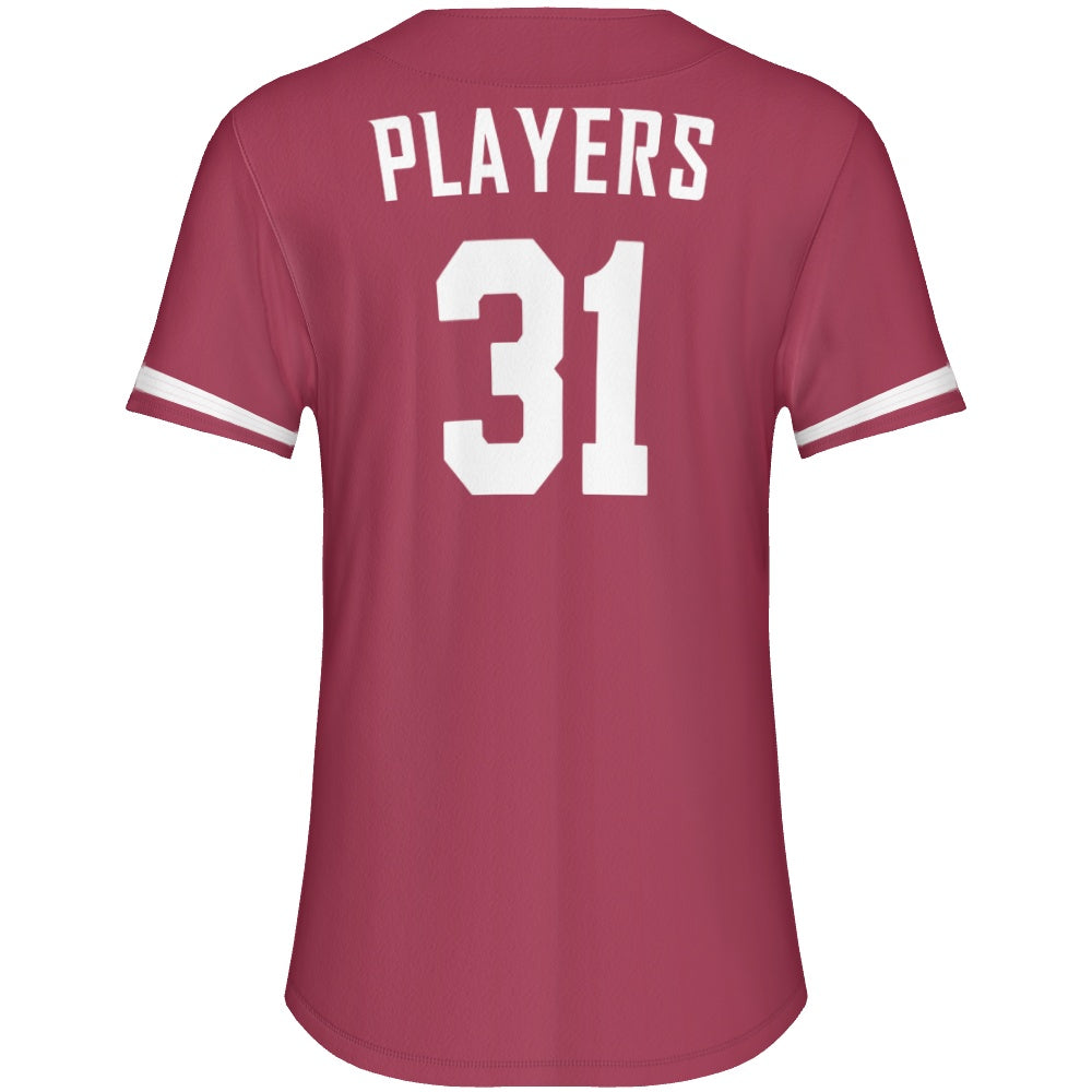 2 Button Jersey - Red