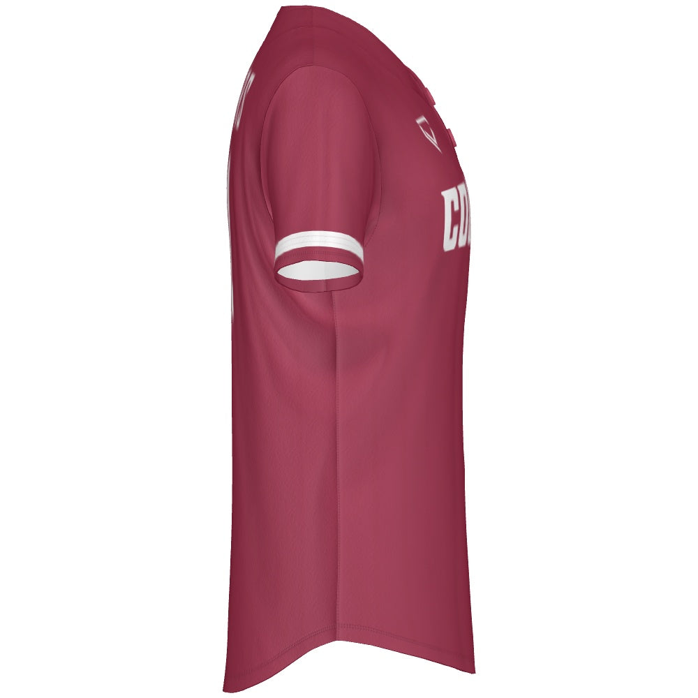 2 Button Jersey - Red