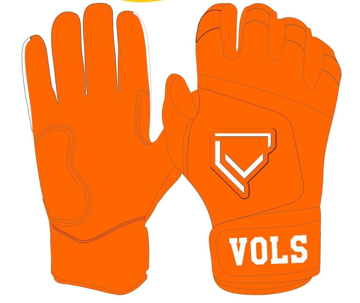 Virginia Vols - Orange Custom Batting Gloves