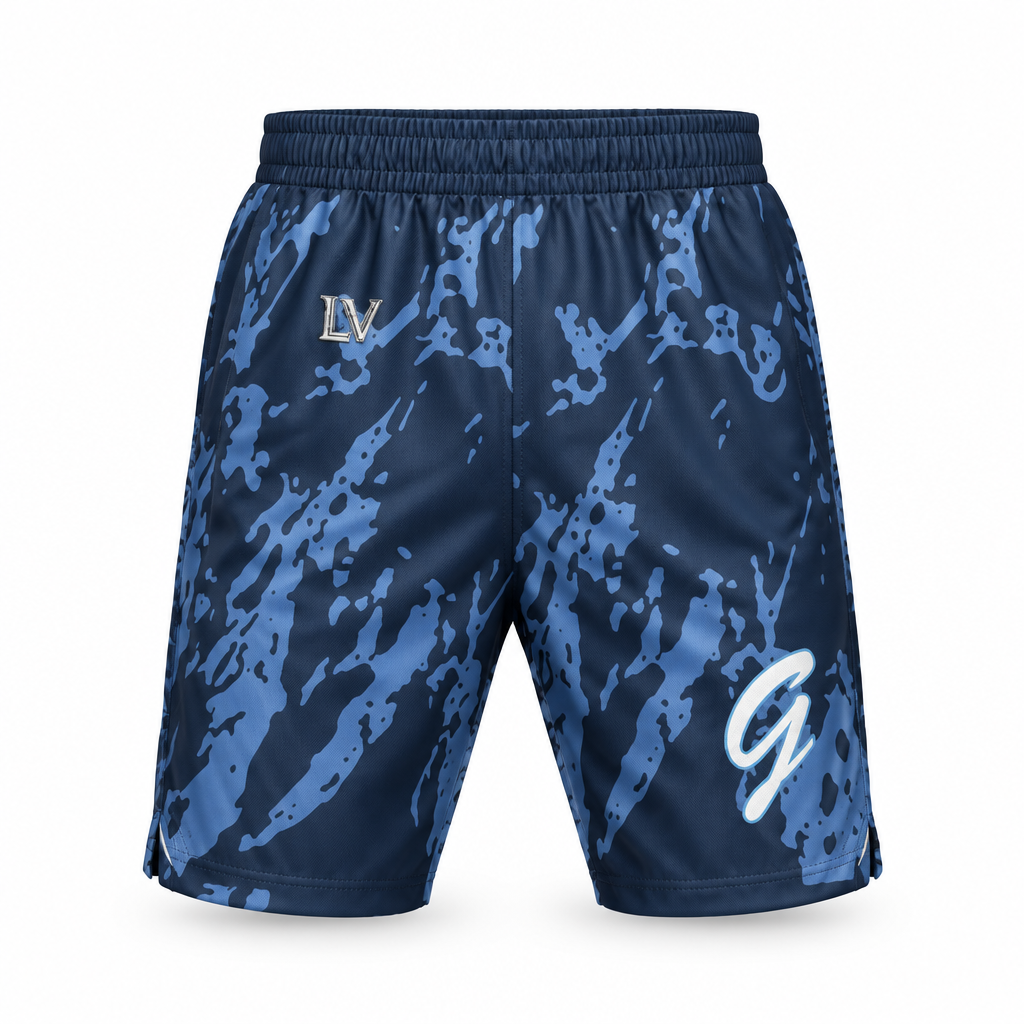 Grays - Navy Splatter Shorts
