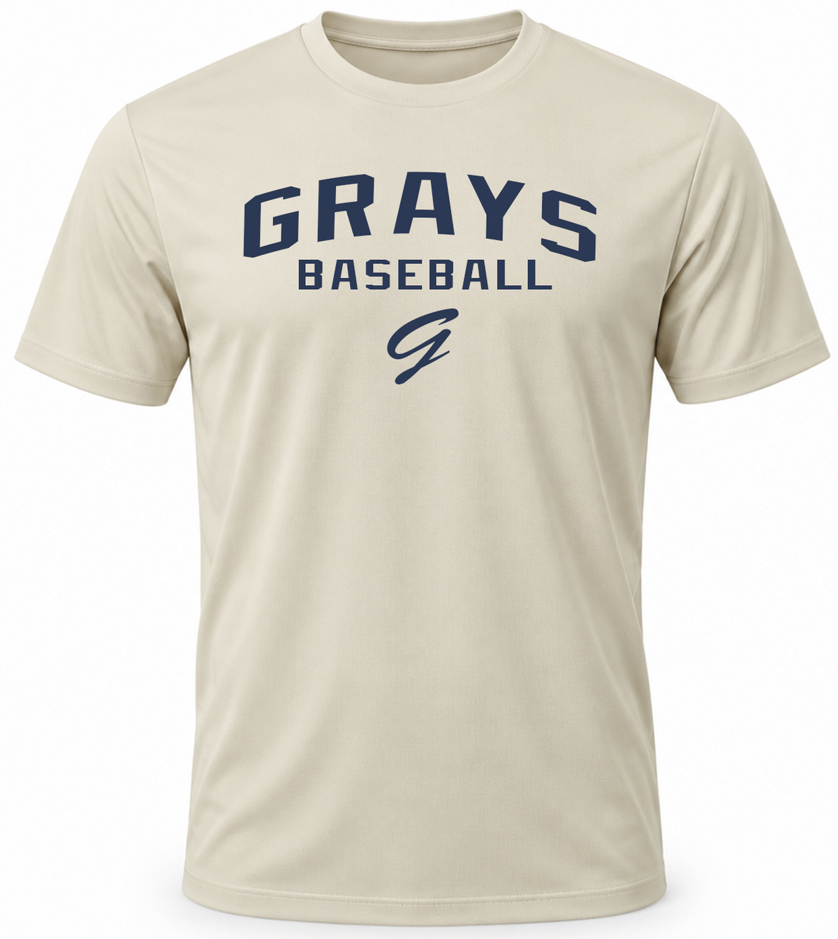 Grays - Cream "Grays Baseball" Tee