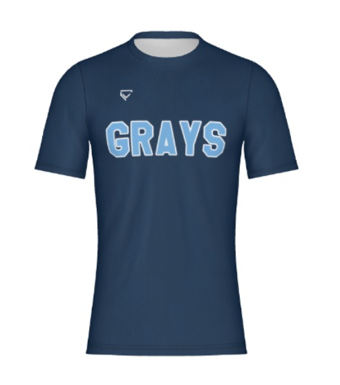 Grays - Navy Blue Dri-Fit T-Shirt