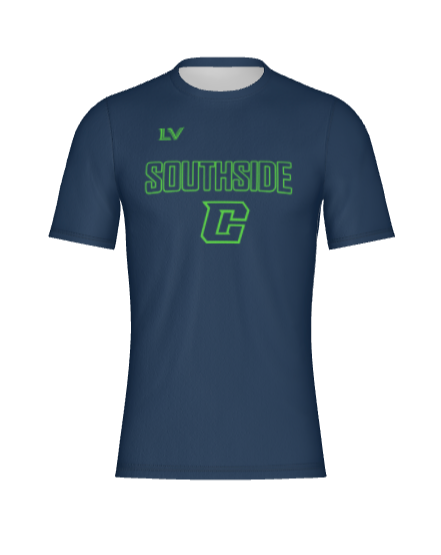 T-shirt - Southside Crew - Navy Southside C Dri-fit
