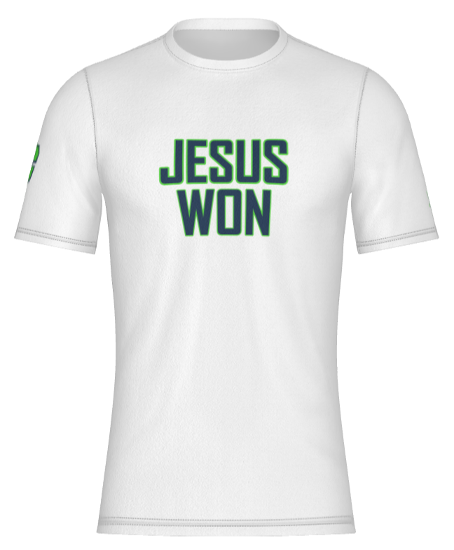 Jesus Won White T-shirt - Southside Crew
