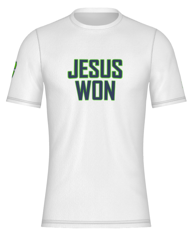Jesus Won White T-shirt - Southside Crew