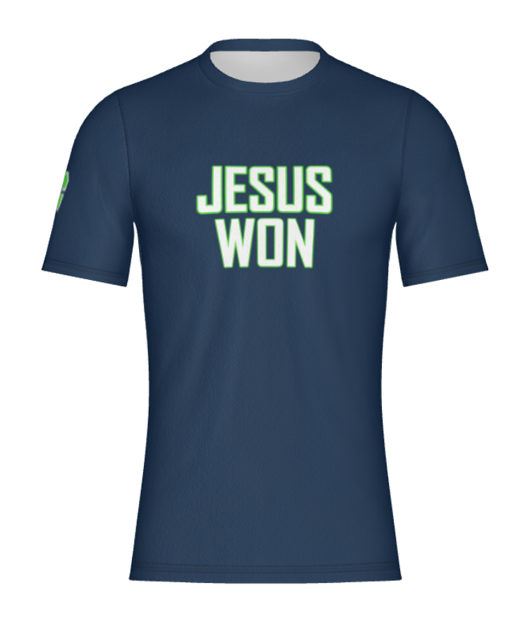 Jesus Won Navy T-shirt - Southside Crew