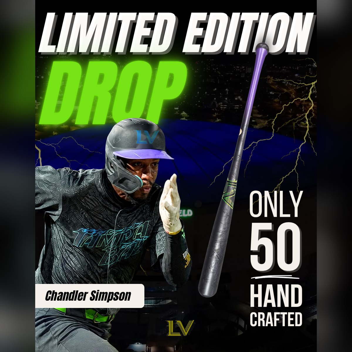 Chandler Simpson Limited Edition Tampa Bat
