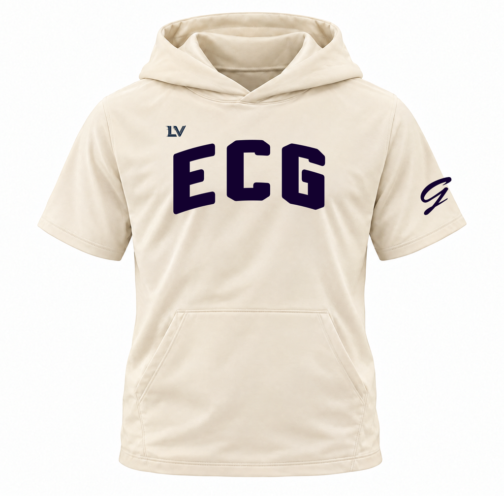 Grays Performance Short Sleeve Hoodie - Cream