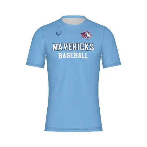 Mavericks - Baby Blue Dri-Fit T-Shirt (Customizable) - Customer's Product with price 30.00