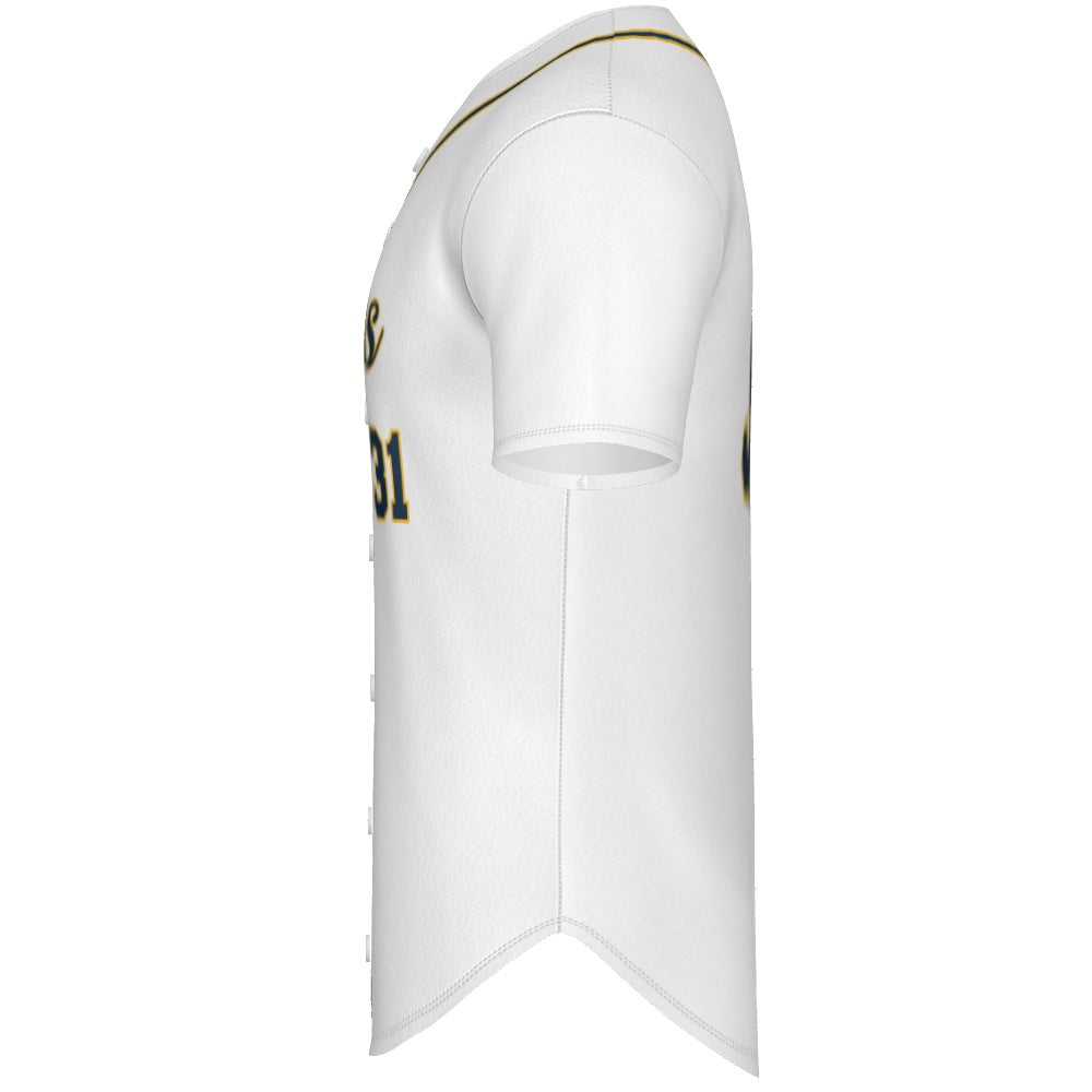 Full Button Jersey - Classic w/ Piping