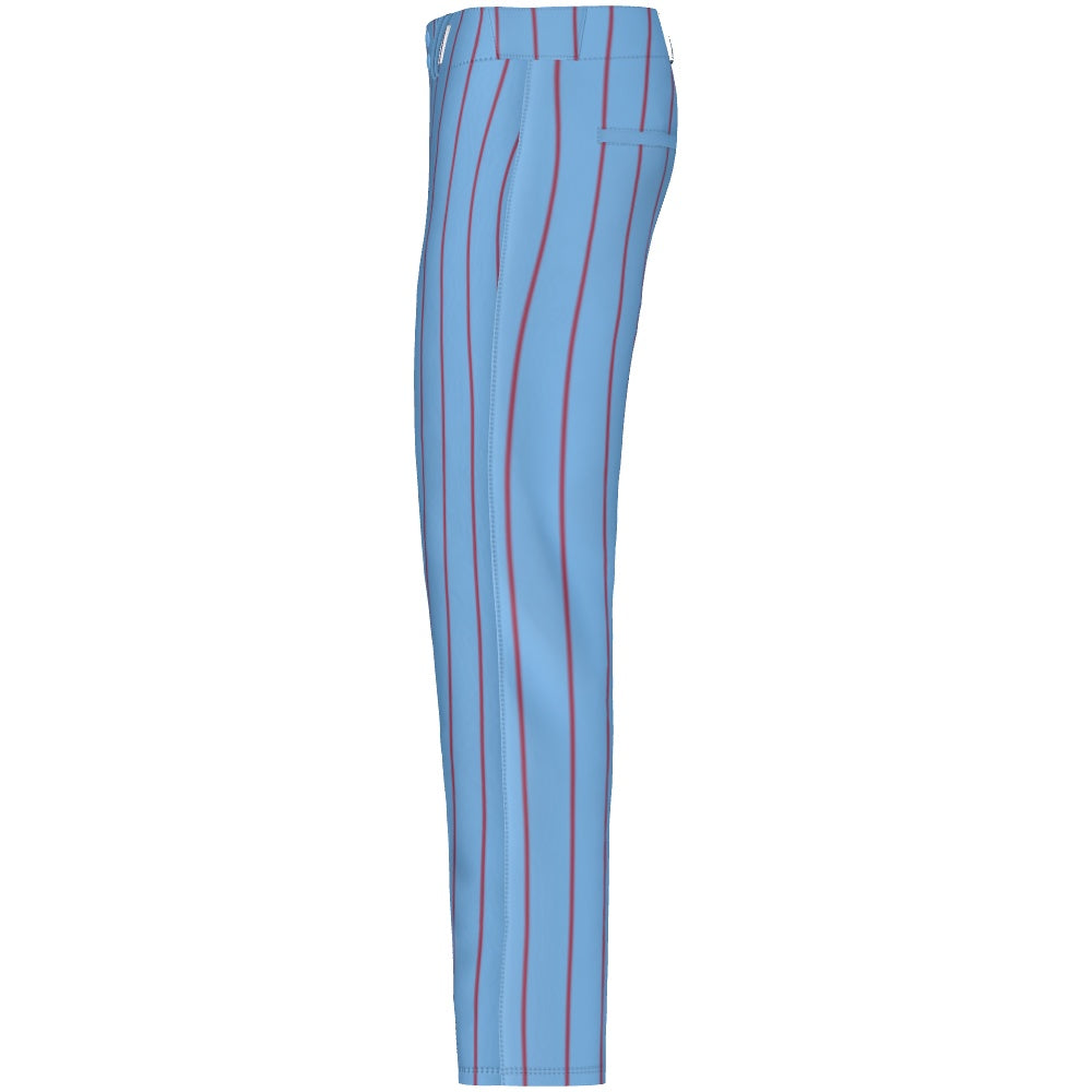 Pants - Col Blue w/ Red PInstripes