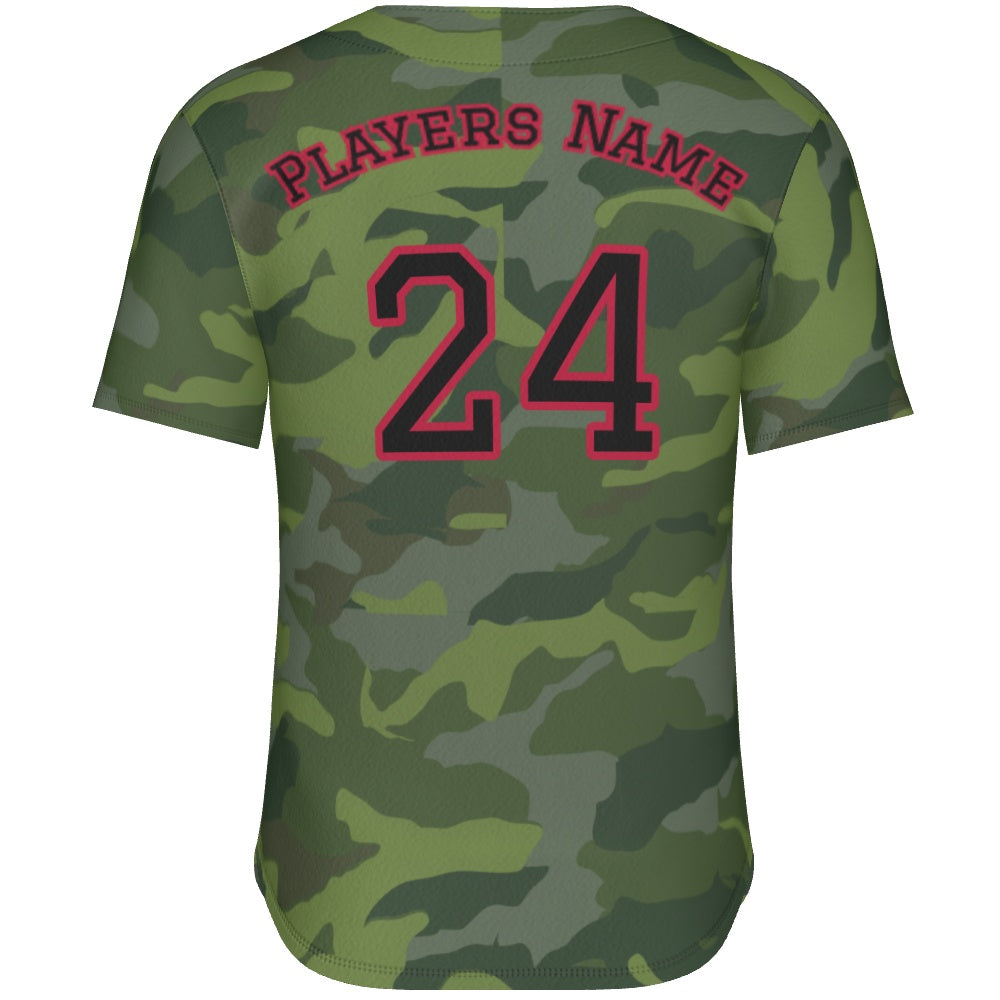 Camo Full Button Jersey