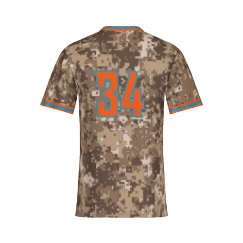 V-Neck Jersey - Digital Camo