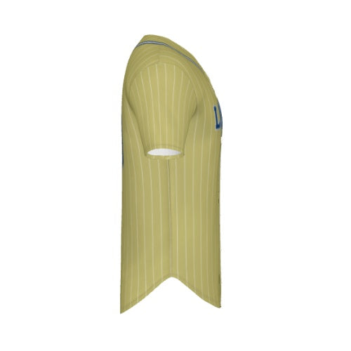 Full Button - Pinstripe Jersey w/ Piping