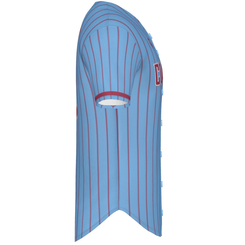 Col. Blue w/ Red Pinstripes
