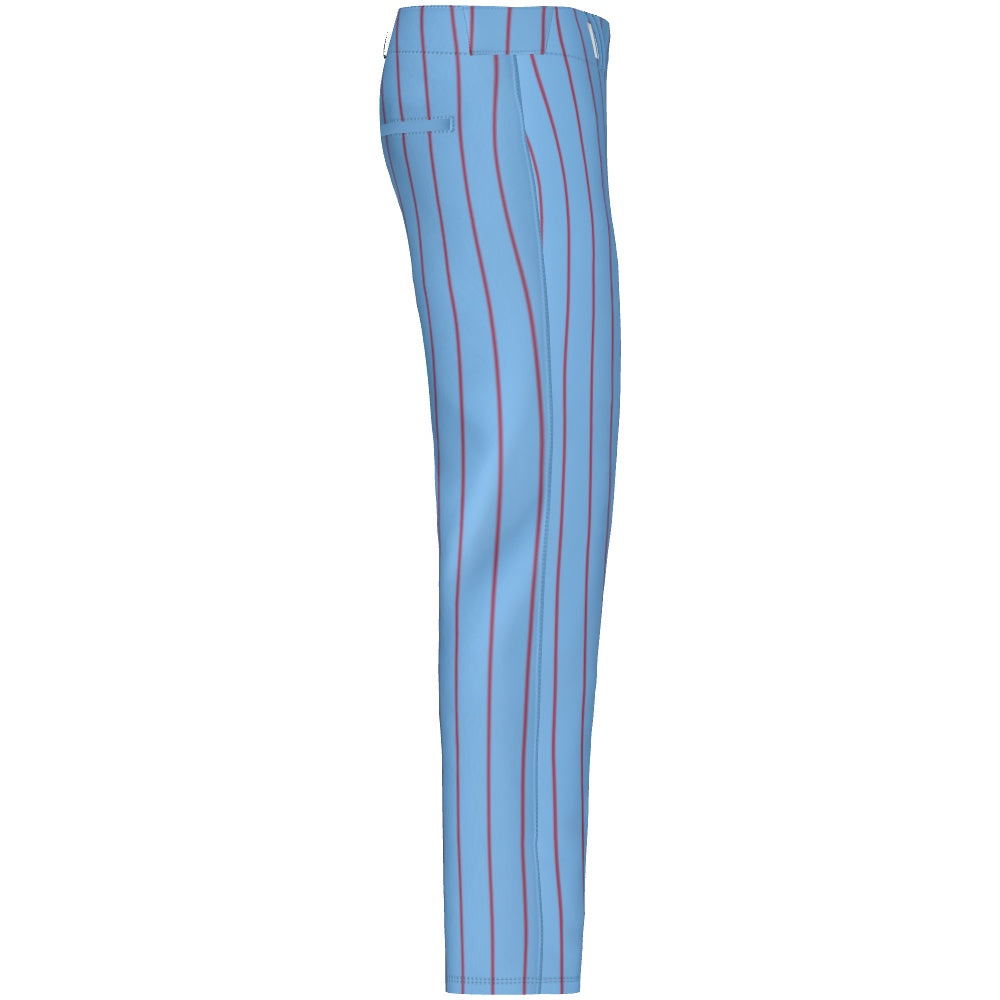 Pants - Col Blue w/ Red PInstripes