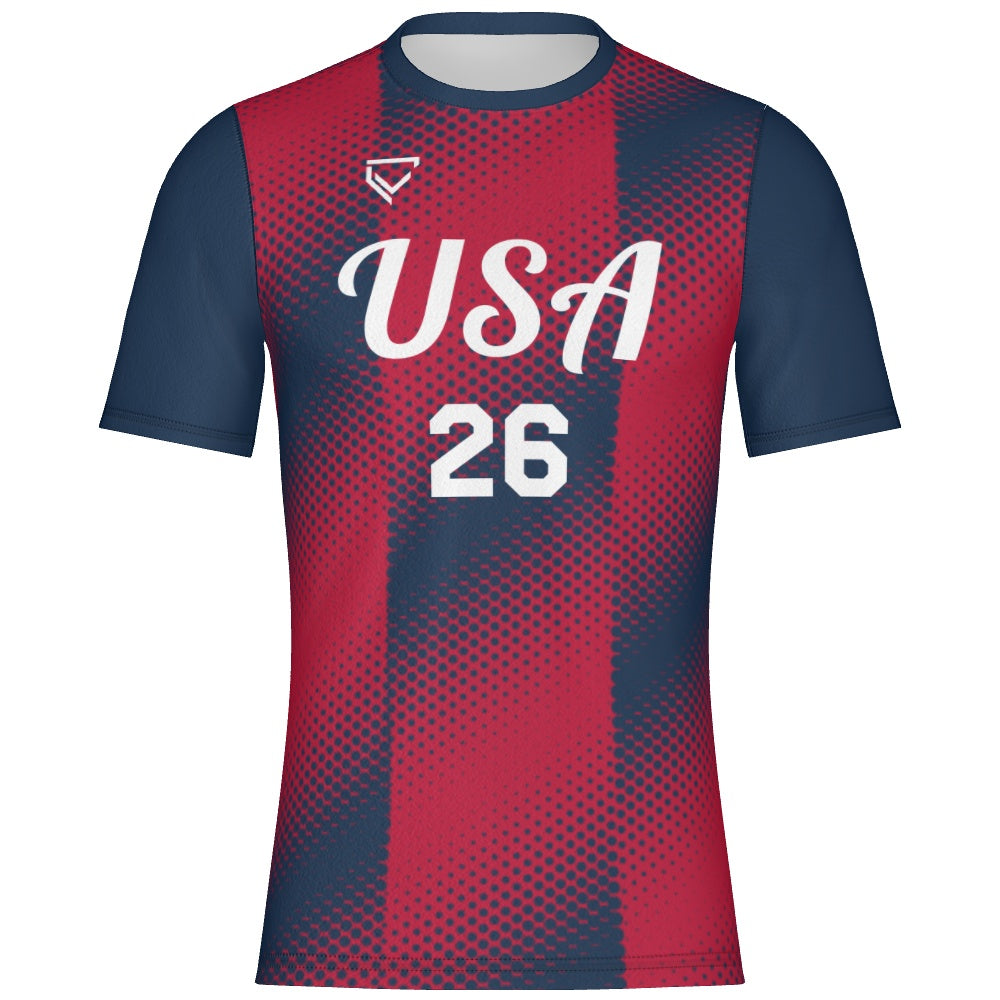 Mens Short Sleeve Soccer Jersey4