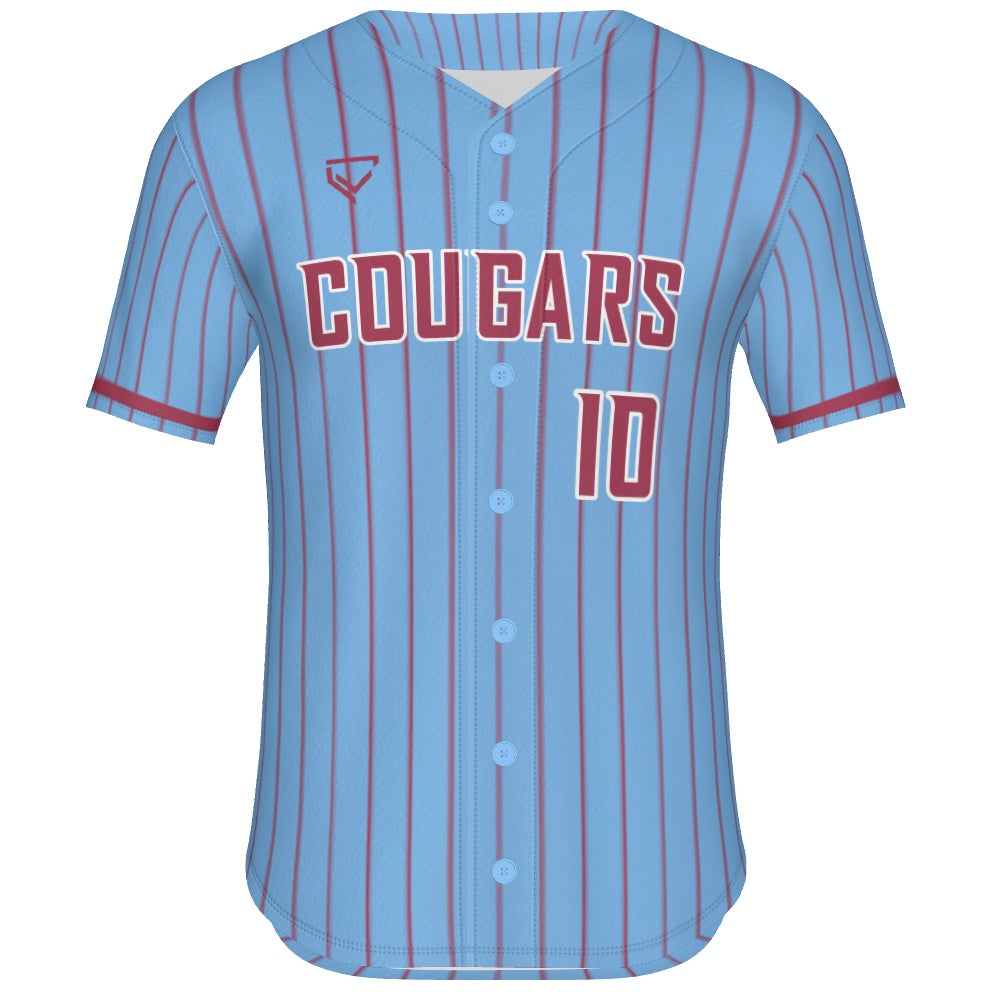 Col. Blue w/ Red Pinstripes