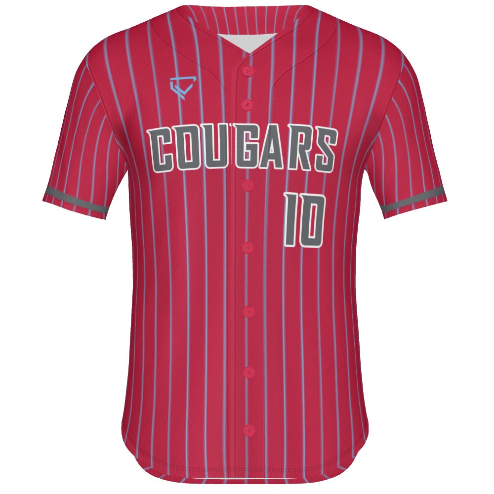 Cougars Jersey -Pinstripes