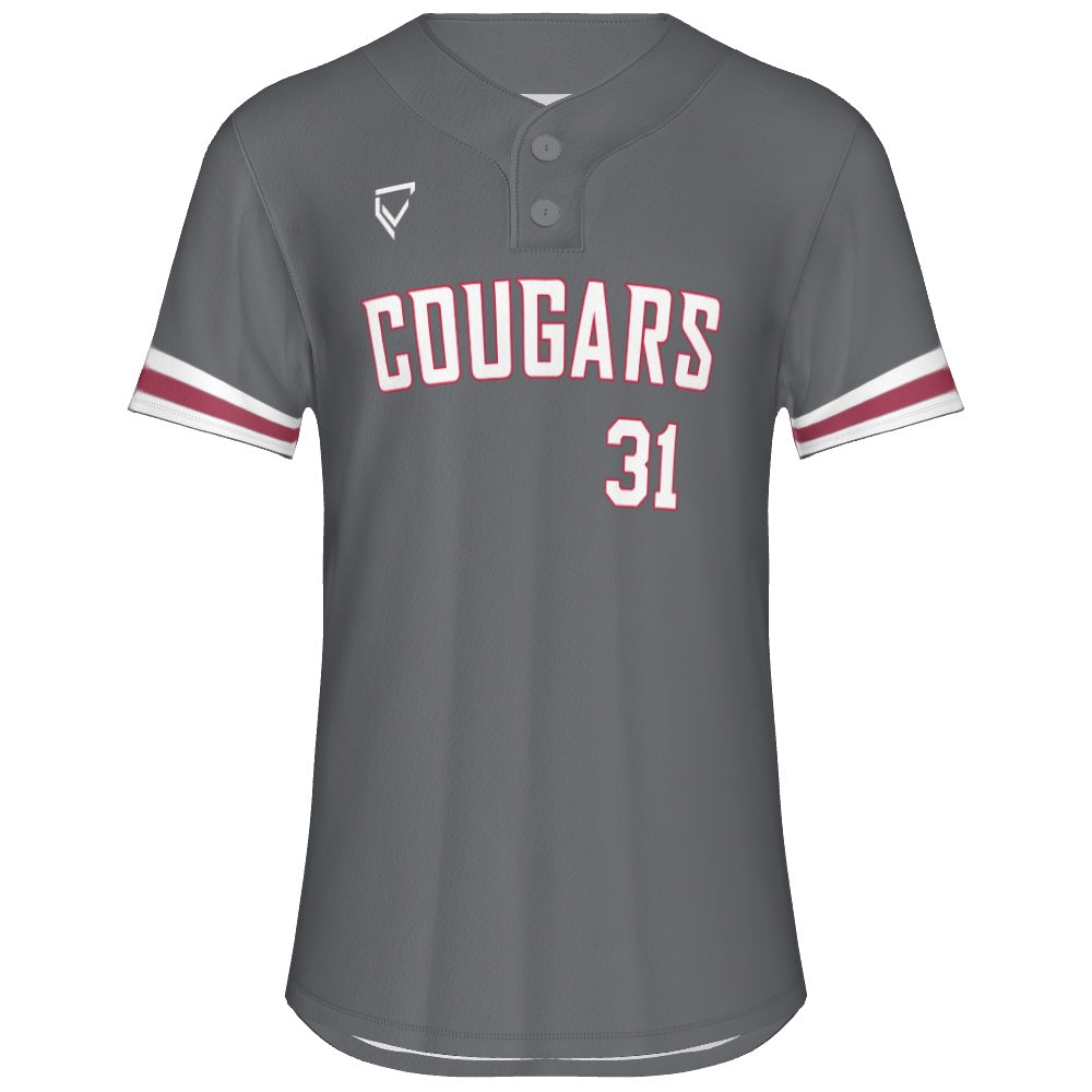 2-button Cougars Jersey - Gray