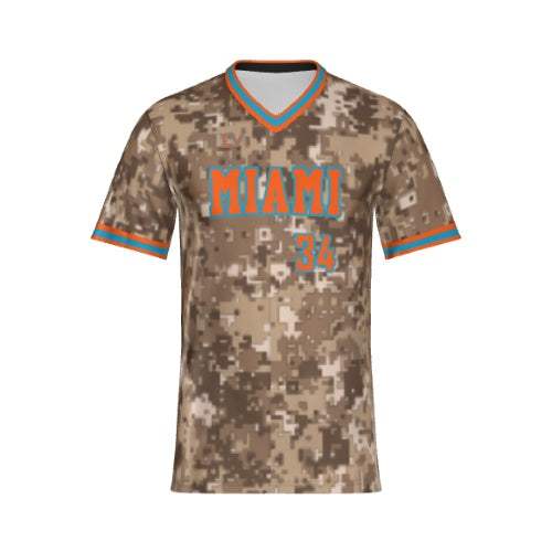 V-Neck Jersey - Digital Camo