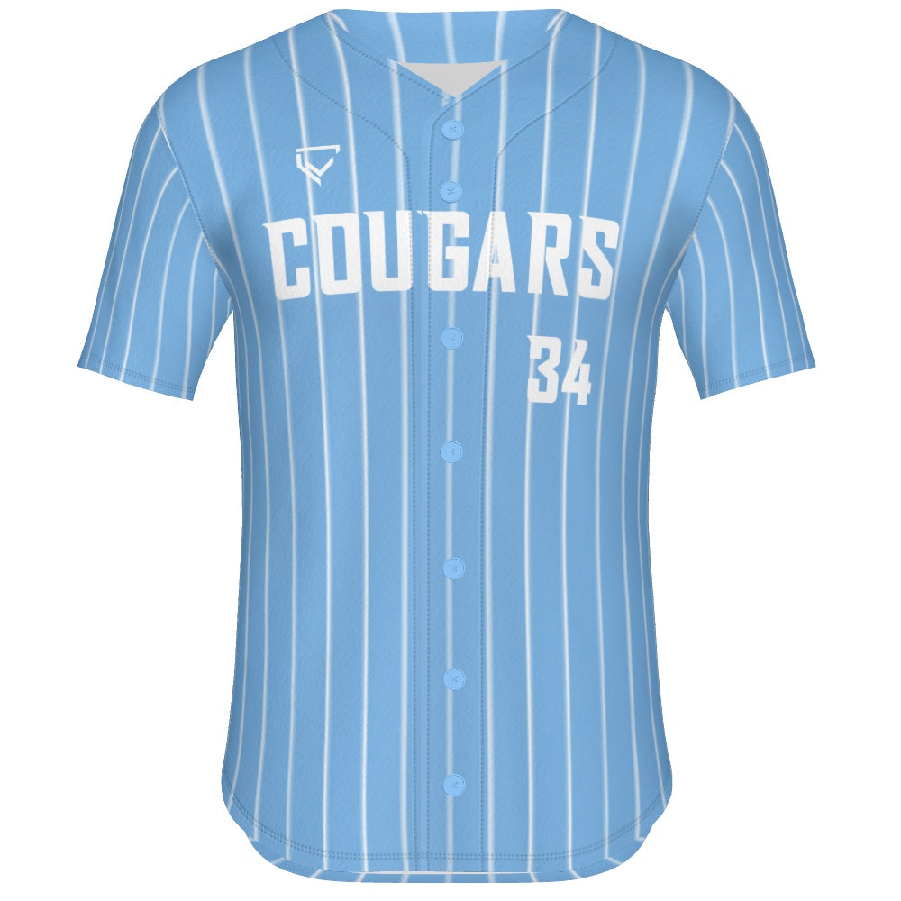Cougars - Powder Blue Pinstripes